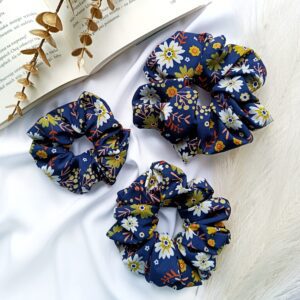 Gumka do włosów z motywem kwiatów