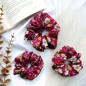 Kwiatowa gumka do włosów