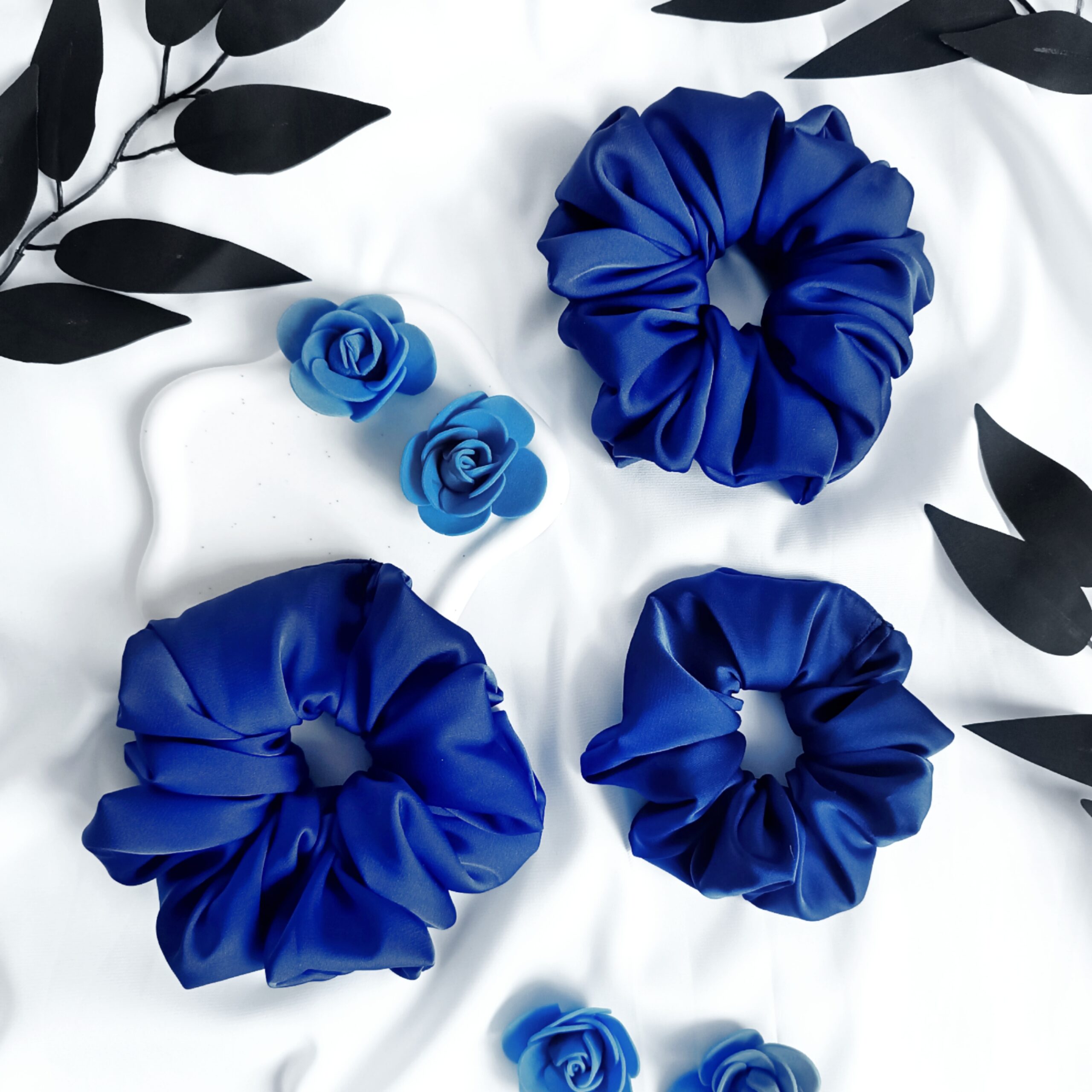 Gumka do włosów z satyny jedwabnej