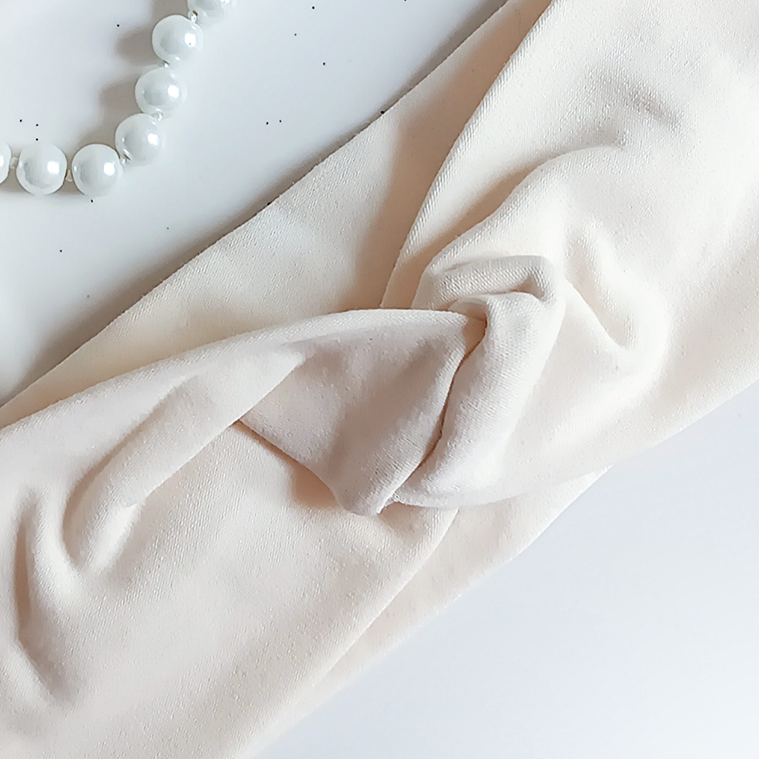 Opaska do włosów - dziecięca - waniliowa - obrazek 5