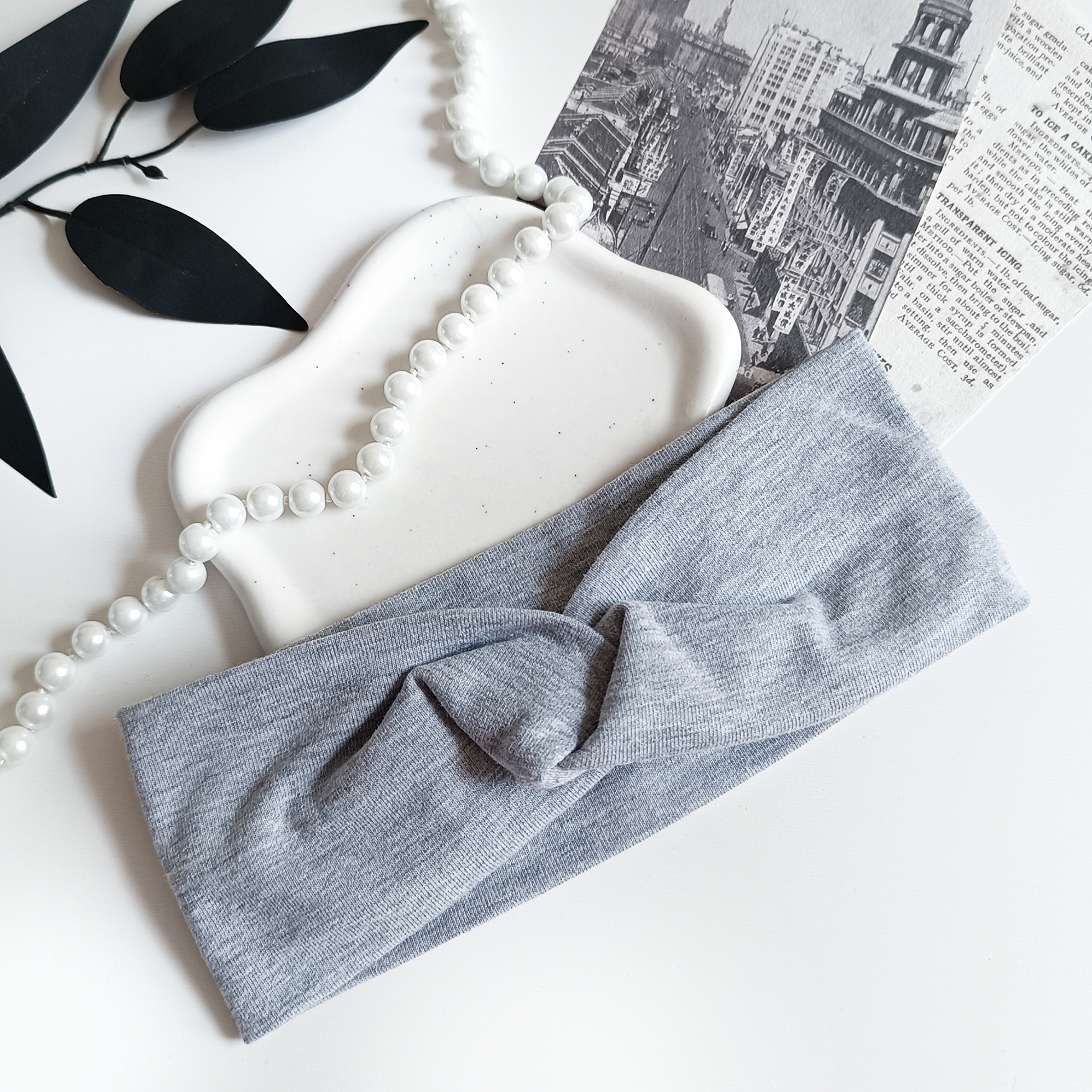 Opaska do włosów - dziecięca - jasny melanż