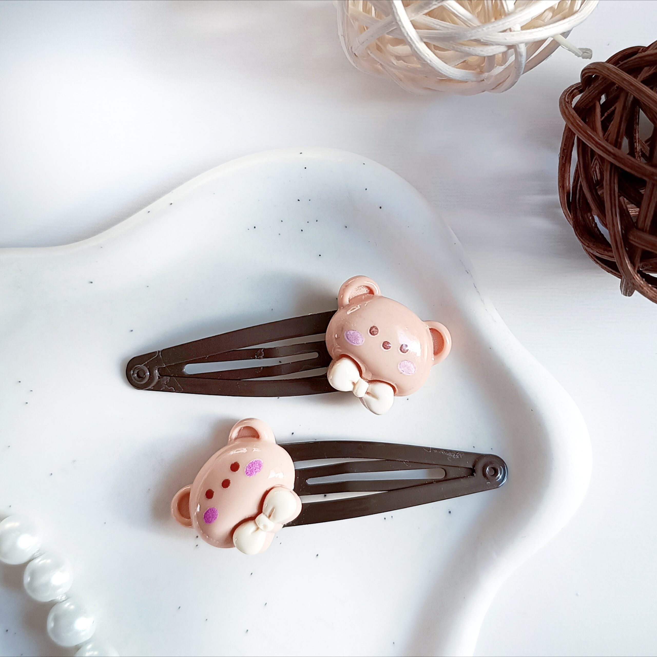 Spinki do włosów dla dzieci - niedźwiadki