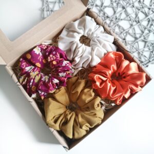 Jesienny box prezentowy z gumkami