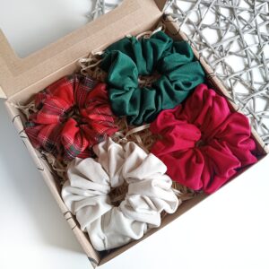 Świąteczny zestaw prezentowy z gumkami