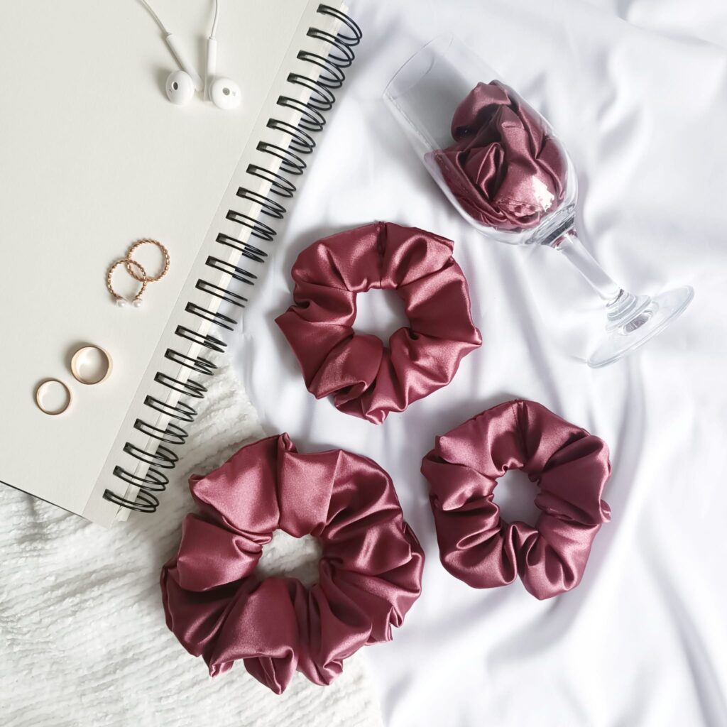 Gumka do włosów indyjski róż