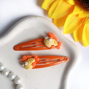 Spinki do włosów dla dzieci - żółte rybki