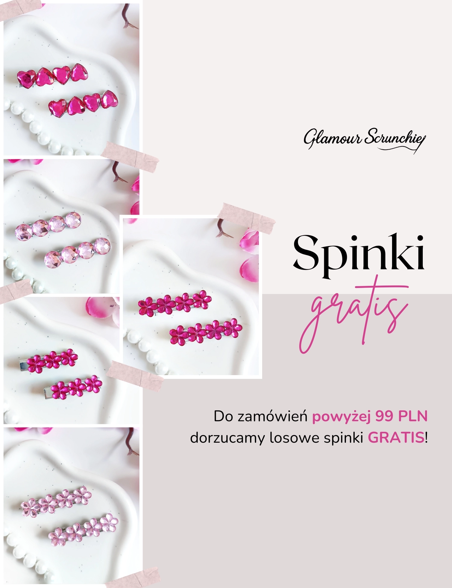 Spinki gratis do zamówień powyżej 99 PLN